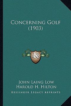 portada concerning golf (1903) (en Inglés)