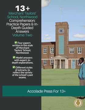 portada 13+ Comprehension: Merchant Taylors' School, Northwood (MTS), Practice Papers & In-Depth Guided Answers: Volume 2