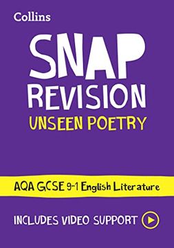 portada Aqa Unseen Poetry Anthology Revision Guide: Ideal for Home Learning, 2022 and 2023 Exams