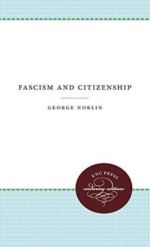 portada Fascism and Citizenship (Weil Lectures on American Citizenship) (en Inglés)