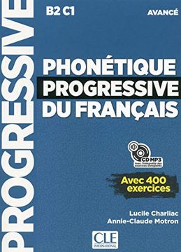 portada Phonetique Progressive 2e Edition: Livre Avance + cd mp3 (b2 (in French)