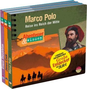 portada Große Entdecker Kennenlernangebot: Marco Polo, James Cook, Ernest Shackleton (en Alemán)