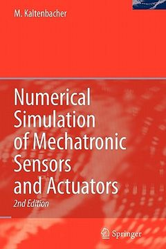 portada numerical simulation of mechatronic sensors and actuators (en Inglés)