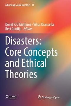 portada Disasters: Core Concepts and Ethical Theories (in English)