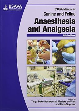 portada BSAVA Manual of Canine and Feline Anaesthesia and Analgesia (in English)