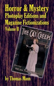 portada Horror and Mystery Photoplay Editions and Magazine Fictionizations, Volume II (hardback) (en Inglés)