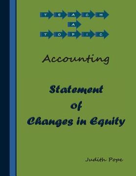 portada Statement of Changes in Equity: Statement of Changes in Equity (en Inglés)