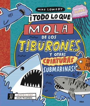 portada Todo lo que Mola de los Tiburones y Otras Criaturas Submarinas! (in Spanish)