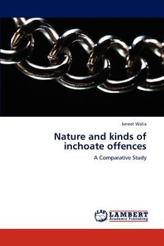 portada nature and kinds of inchoate offences (in English)