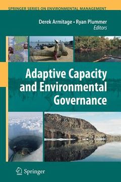 portada adaptive capacity and environmental governance (en Inglés)