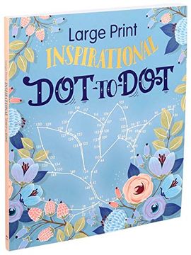 portada Large Print Inspirational Dot-To-Dot (Large Print Puzzle Books) (en Inglés)