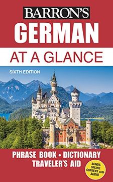 portada German at a Glance: Foreign Language Phras & Dictionary (Barron's Foreign Language Guides) 