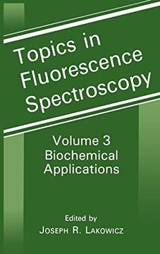 portada Topics in Fluorescence Spectroscopy, Vol. 3: Biochemical Applications (en Inglés)