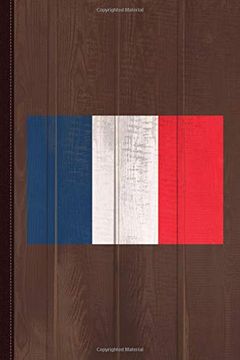 portada France Flag Journal Not: Blank Lined Ruled for Writing 6x9 110 Pages 