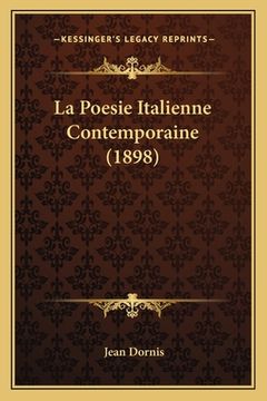 portada La Poesie Italienne Contemporaine (1898) (en Francés)
