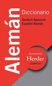 portada Diccionario Compacto Alemán: [Deutsch-Spanisch, Español-Alemán]. Diccionarios Herder: Compacto