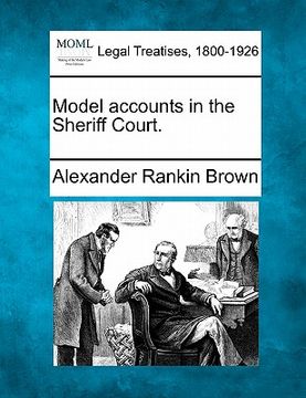 portada model accounts in the sheriff court. (en Inglés)