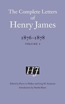 portada the complete letters of henry james, 1876-1878
