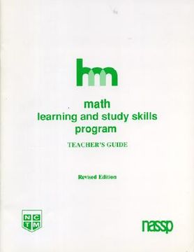 portada math: teacher's guide: hm learning & study skills program (en Inglés)