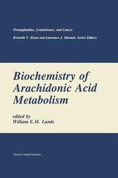 portada Biochemistry of Arachidonic Acid Metabolism