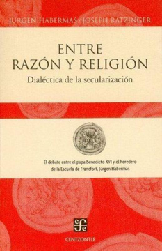 portada Entre Razón y Religión. Dialéctica de la Secularización