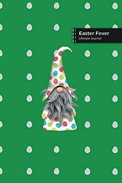 portada Easter Fever Lifestyle Journal, Blank Write-In Not, Dotted Lines, Wide Ruled, Size (A5) 6 x 9 in (Green) (en Inglés)