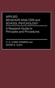 portada Applied Behavior Analysis and School Psychology: A Research Guide to Principles and Procedures