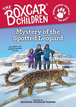 portada Mystery of the Spotted Leopard (2) (The Boxcar Children Endangered Animals) (en Inglés)