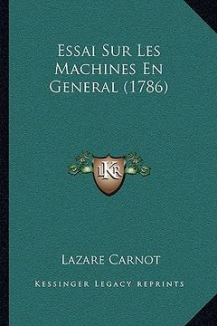 portada Essai Sur Les Machines En General (1786) (in French)