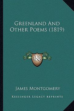 portada greenland and other poems (1819) (in English)