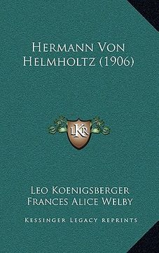 portada hermann von helmholtz (1906) (en Inglés)