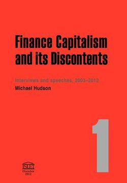 portada finance capitalism and its discontents (en Inglés)