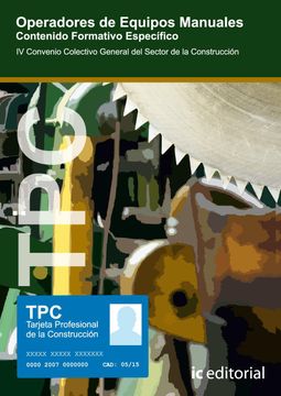 portada Tpc Operadores de Equipso Manuales Contenido Formativo Especifico