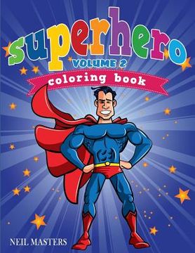 portada Superhero Coloring Book Volume 2 (Avon Coloring Books) (en Inglés)