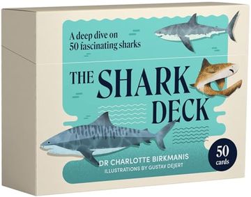portada The Shark Deck: A Deep Dive on 50 Fascinating Sharks (en Inglés)