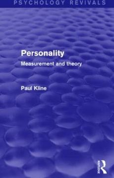 portada Personality: Measurement and Theory (en Inglés)