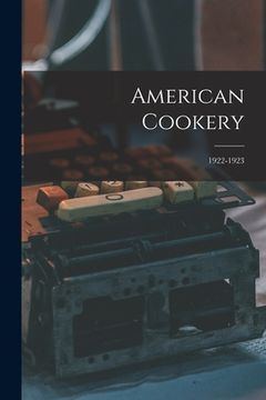 portada American Cookery; 1922-1923 (en Inglés)