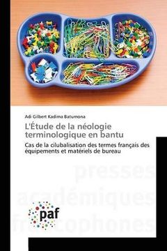 portada L'Étude de la néologie terminologique en bantu (French Edition)