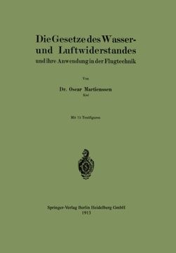 portada Die Gesetze des Wasser- und Luftwiderstandes: und ihre Anwendung in der Flugtechnik (German Edition)