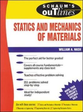 portada Schaum's Outline of Statics and Mechanics of Materials (en Inglés)