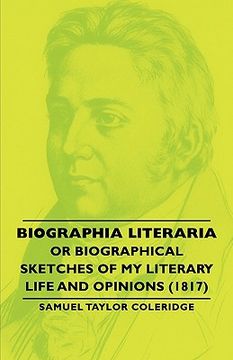 portada biographia literaria - or biographical sketches of my literary life and opinions (1817) (in English)