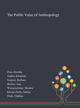 portada The Public Value of Anthropology (in English)