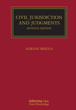 portada Civil Jurisdiction and Judgments (Lloyd'S Commercial law Library) 