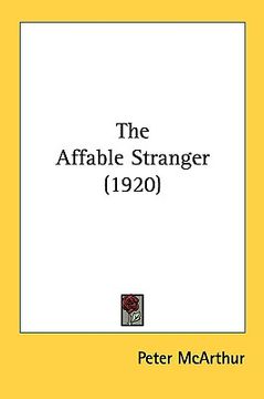 portada the affable stranger (1920) (en Inglés)
