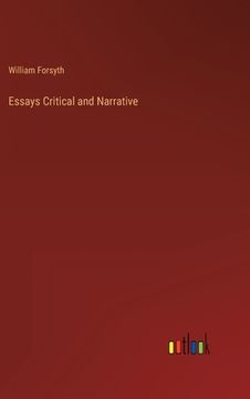 portada Essays Critical and Narrative (en Inglés)