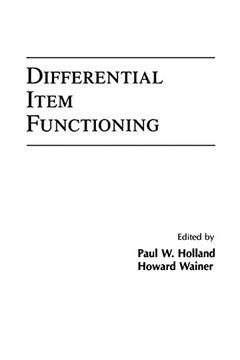 portada Differential Item Functioning (in English)