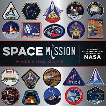 portada Chronicle Books Space Mission Matching Game: Featuring Patch Imagery From the Archives of Nasa (in English)