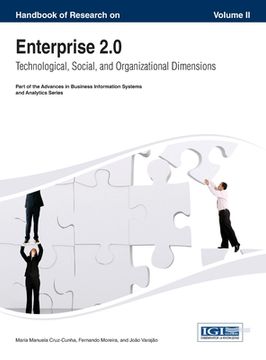 portada Handbook of Research on Enterprise 2.0: Technological, Social, and Organizational Dimensions Vol 2 (en Inglés)
