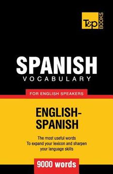 portada Spanish vocabulary for English speakers - 9000 words (in English)