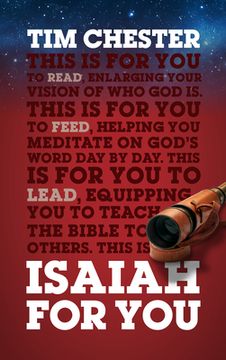 portada Isaiah for You: Enlarging Your Vision of Who God Is (en Inglés)
